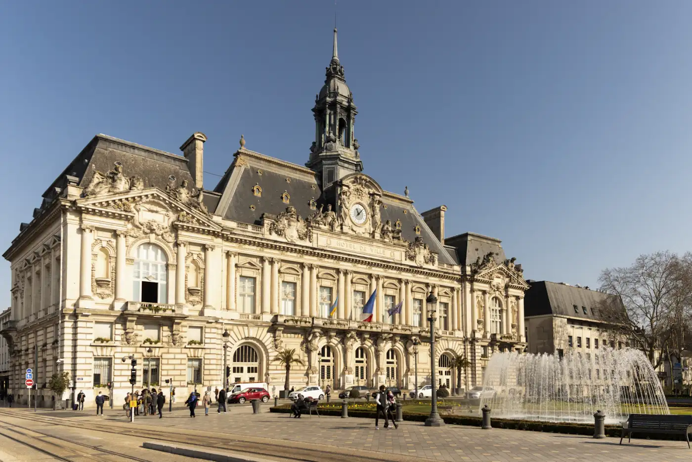 Façade d’un hôtel de ville
